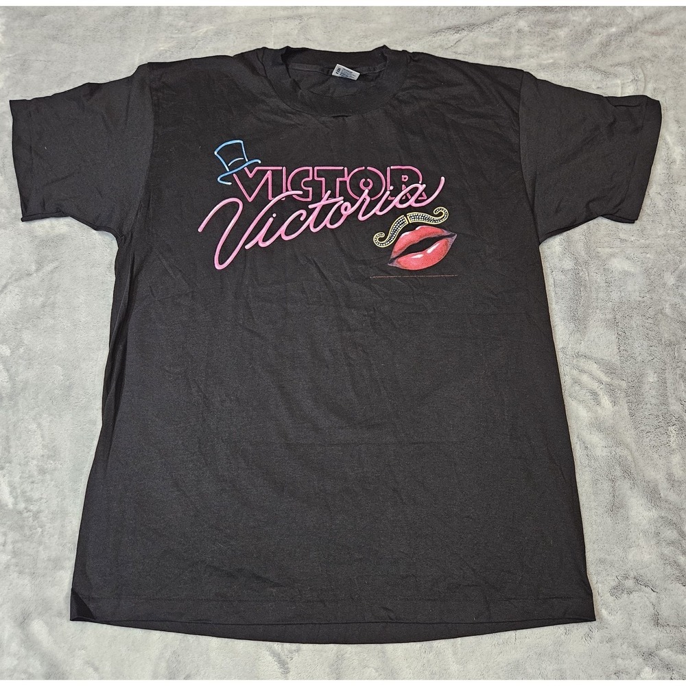 Vintage Single Stitch VICTOR VICTORIA 1995 Blake Edwards T-shirt Size XL